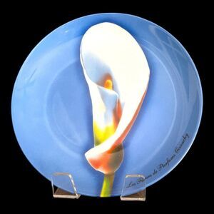 Givenchy “Les Fleurs de Parfum” Calla Lily Porcelain Decorative  Plate